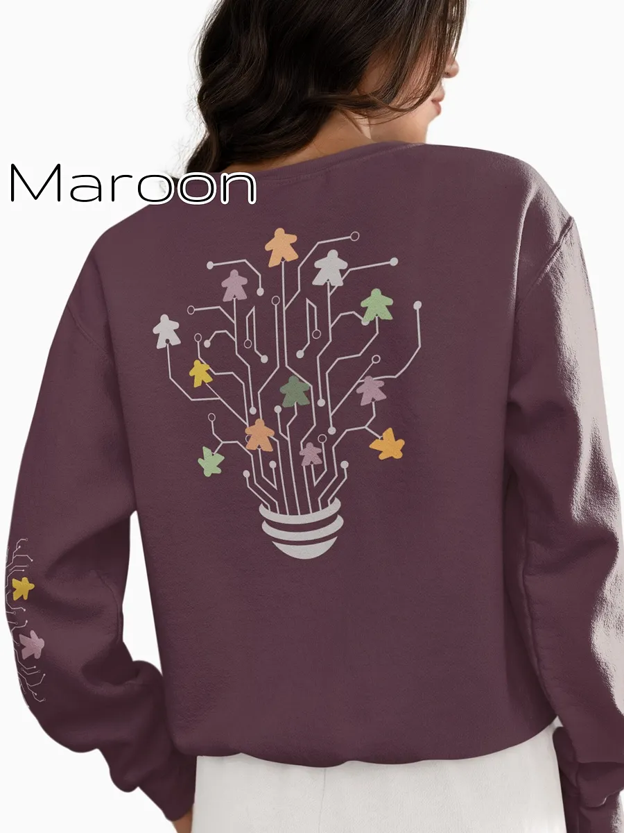 Meeple Flowerpot Sweatshirt for Board Gamers product image (3)