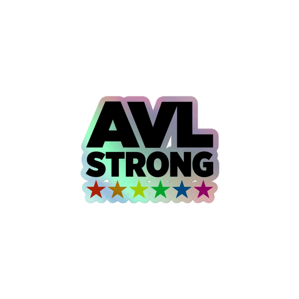 AVL Strong Holographic Sticker product image (1)