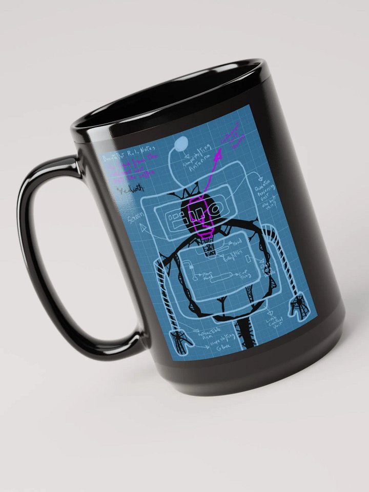 Barista Bot Blueprint Mug - HallowBean 2024 product image (2)