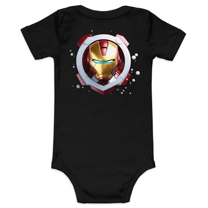 Kids Ironman Baby Short Sleeve One Piece product image (2)