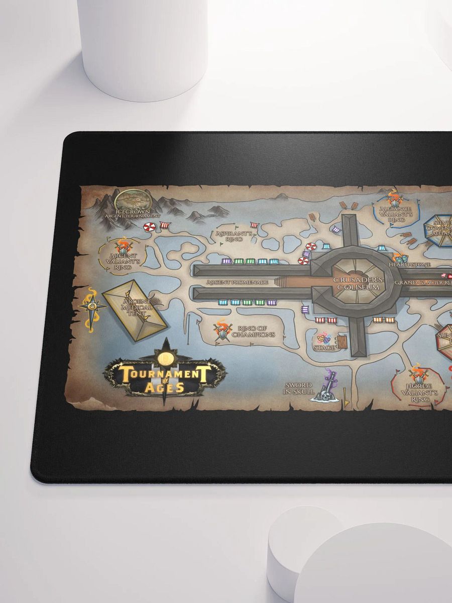Tournament of Ages - Fairegrounds Map - Gaming Mouse Pad product image (6)