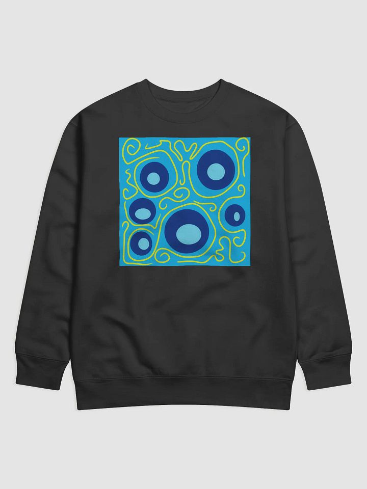 Blue bubbles Abstract Sweatshirt product image (1)
