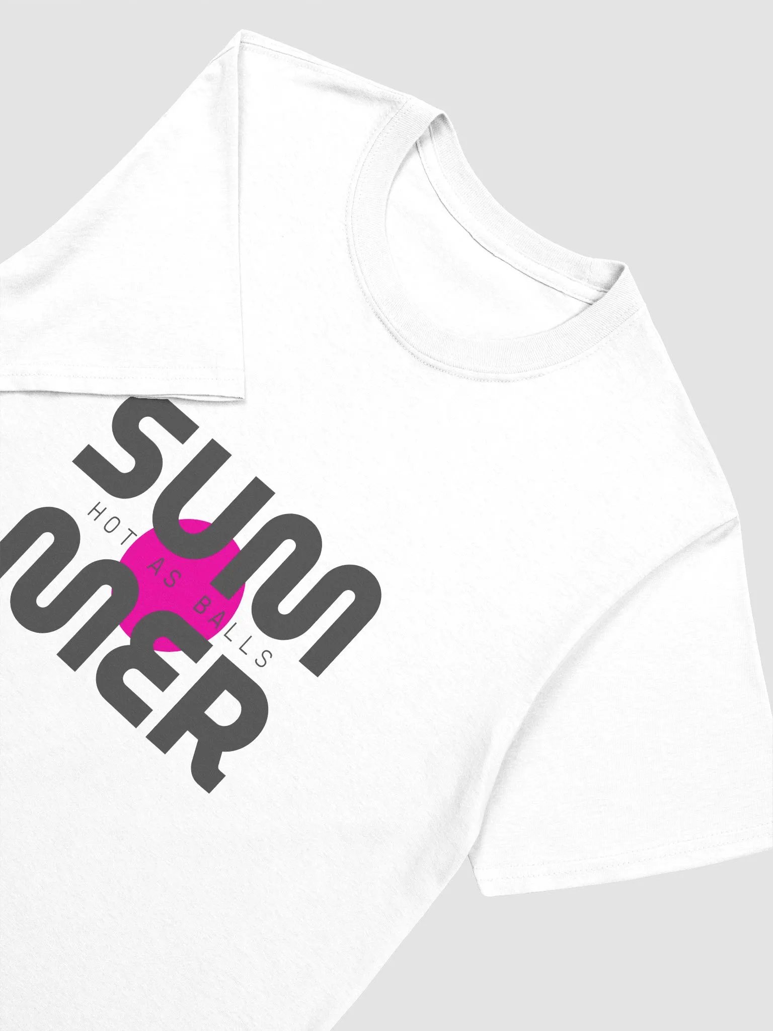 Summer Hot as Balls Graphic Tee – Bold Minimalist Heatwave Statement Shirt product image (14)