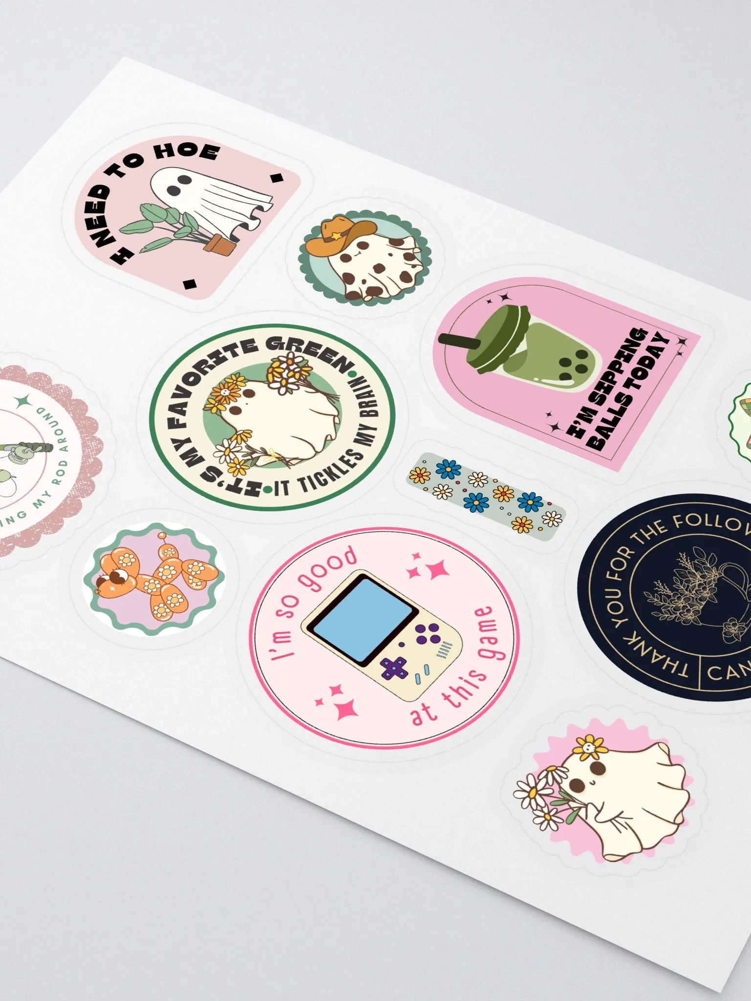 CosyAlice Quotes Sticker Sheet product image (2)