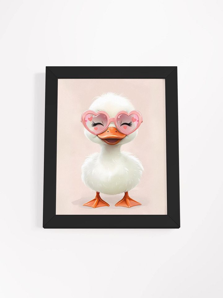 Quirky Duckling in Pink Sunglasses Poster product image (2)