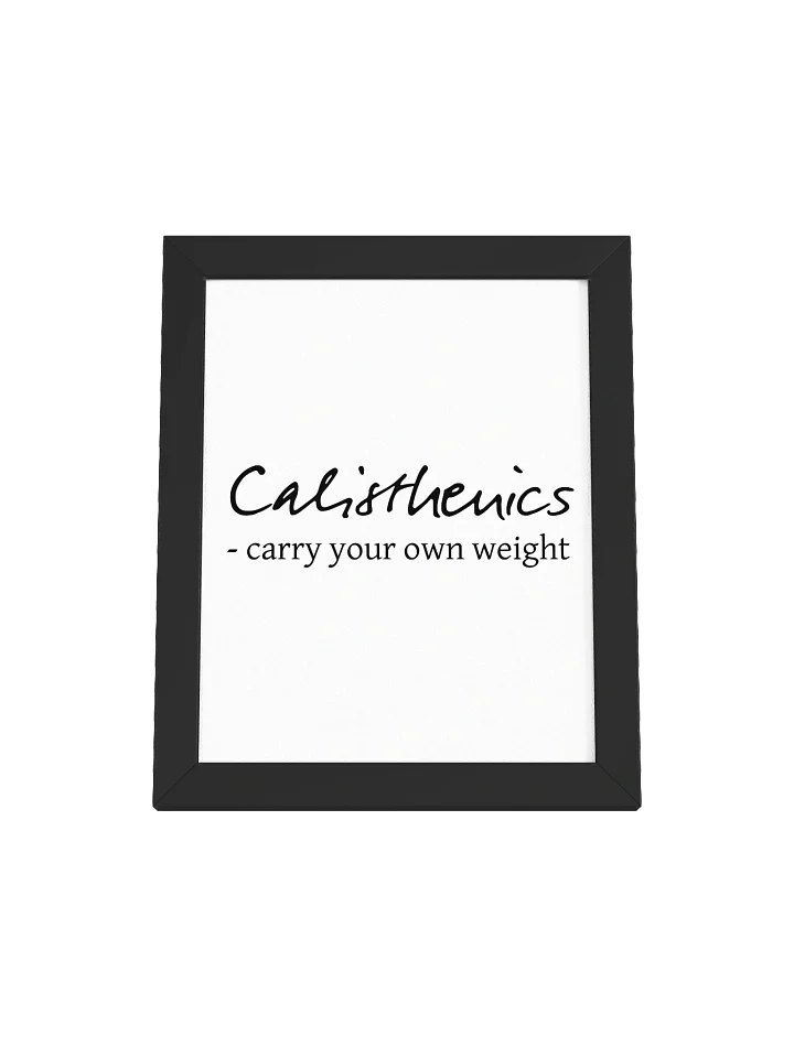 DK Fitness Print: Carry Your Own Weight product image (4)