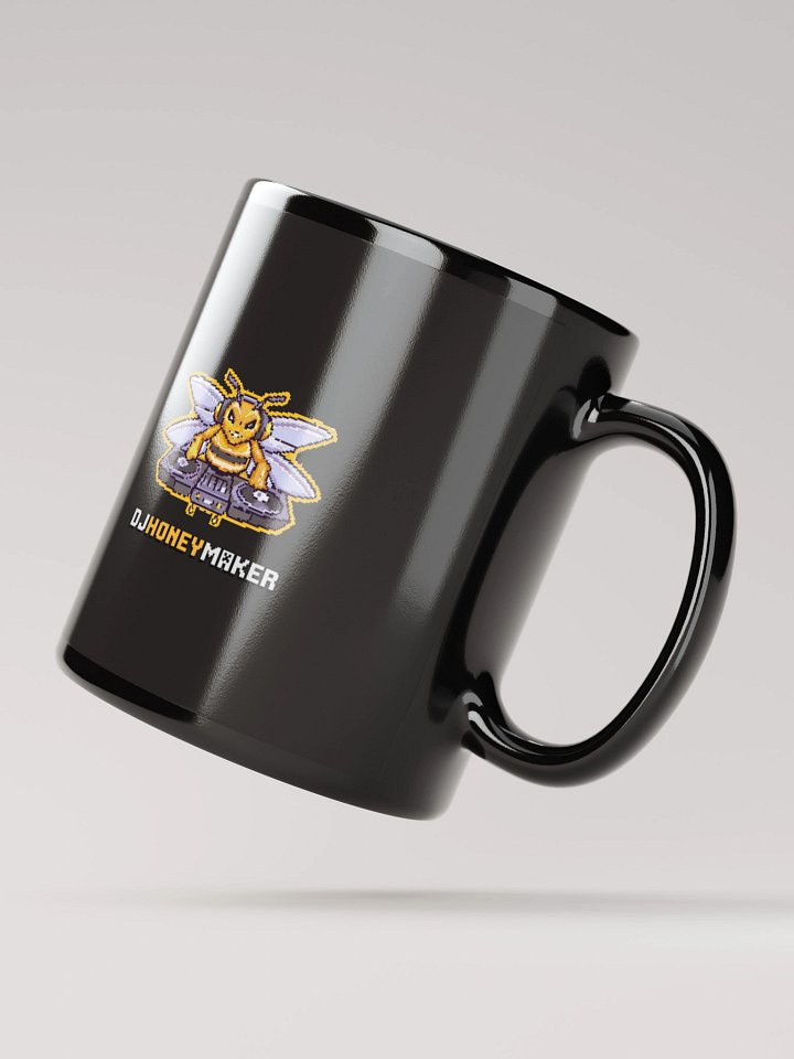 8 Bit Logo Black Glossy Mug product image (4)