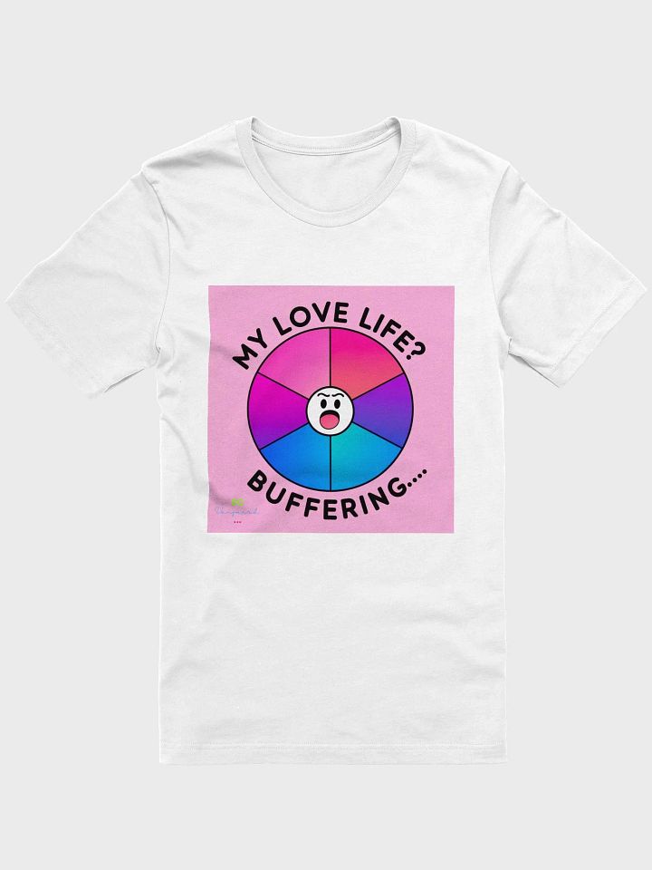 Funny My Love Life Buffering Unisex Heavy Cotton Tee, Relationship Humor Shirt, Gift for Couples, Valentine's Day Gift, Boyfriend Girlfriend product image (1)