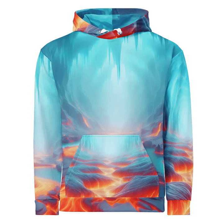 Fire and Ice - Vivid Glacial Lava Cascade #35 product image (1)
