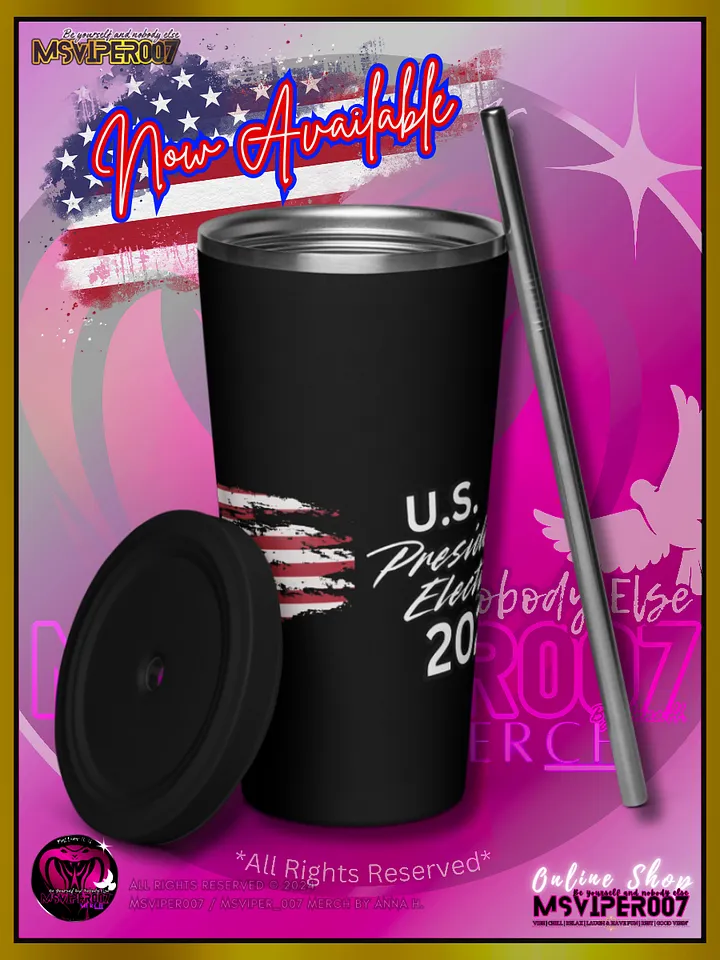 Tumbler - MsViper007's "Does That Sound Familiar?" - 2024 U.S. Elections Tumbler By Anna H. product image (2)