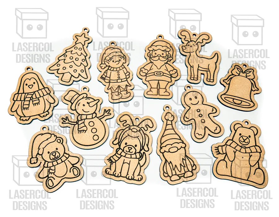 Christmas Ornaments - Laser Cut Files product image (3)