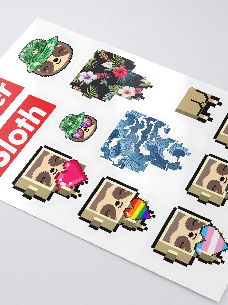 Stoner Sloth Sticker Page product image (3)