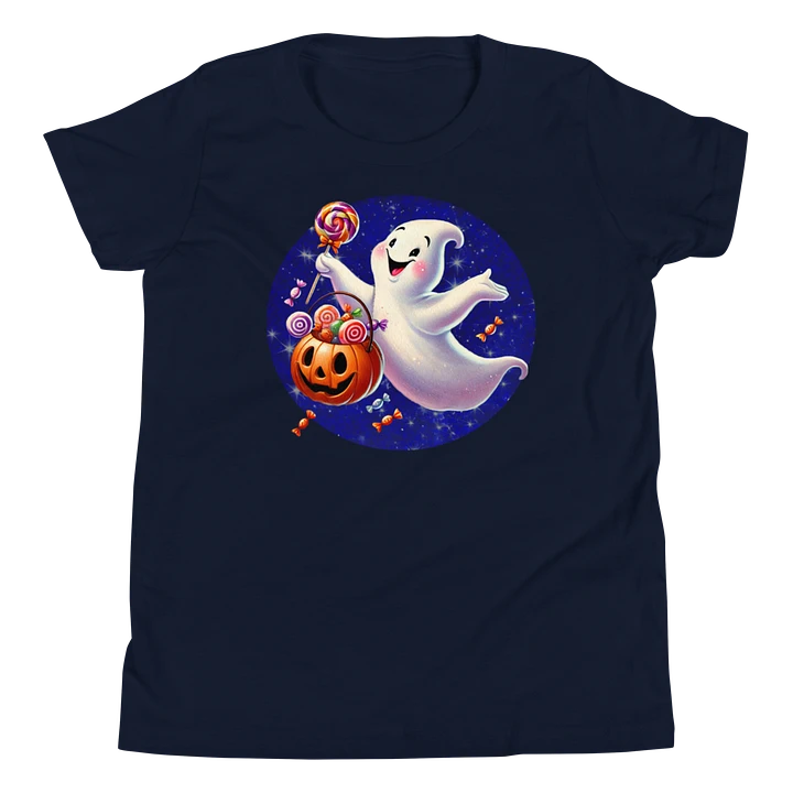 Ghost and Candy Halloween Kids T-Shirt product image (29)