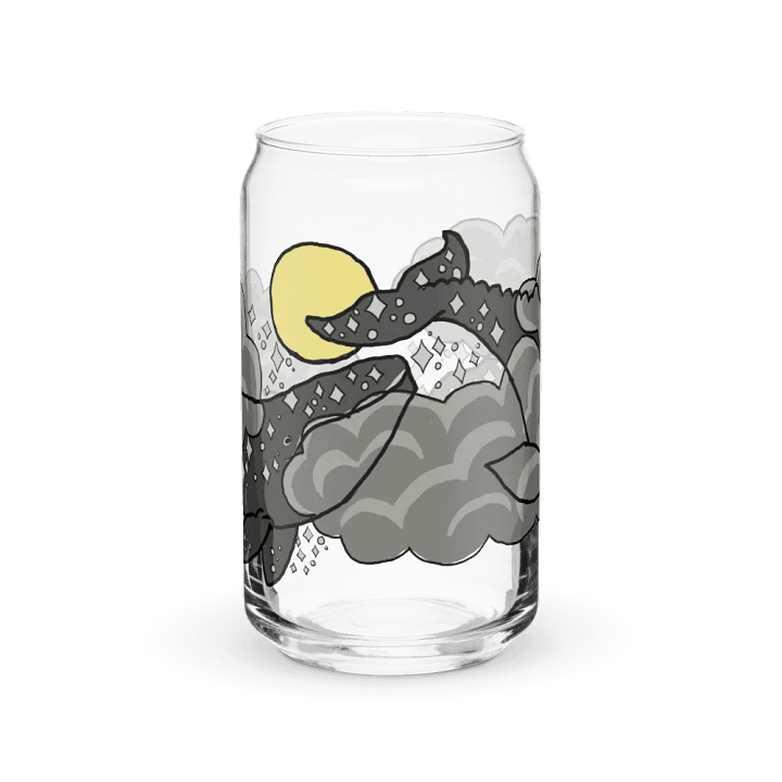 starry gray whale night sky can-shaped glass product image (1)
