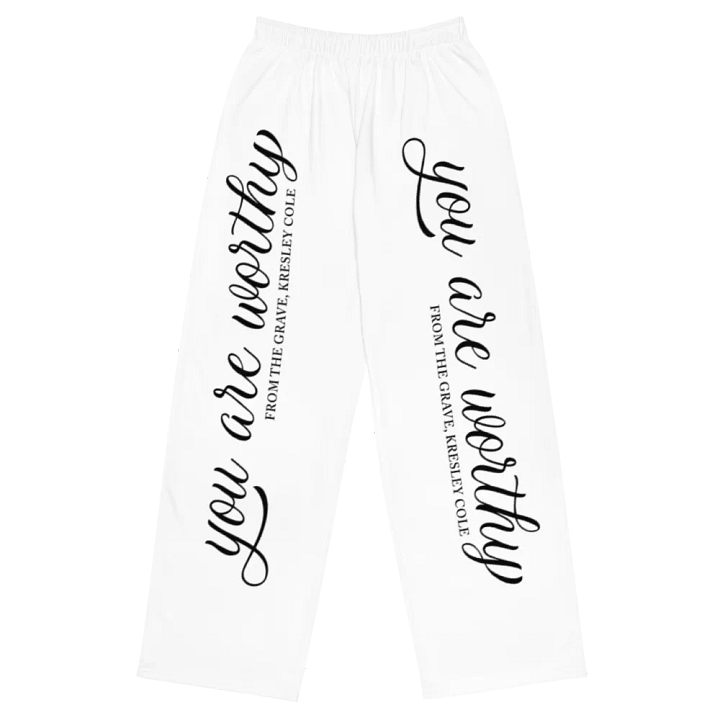 You Are Worthy Unisex Wide-Leg Pants product image (1)