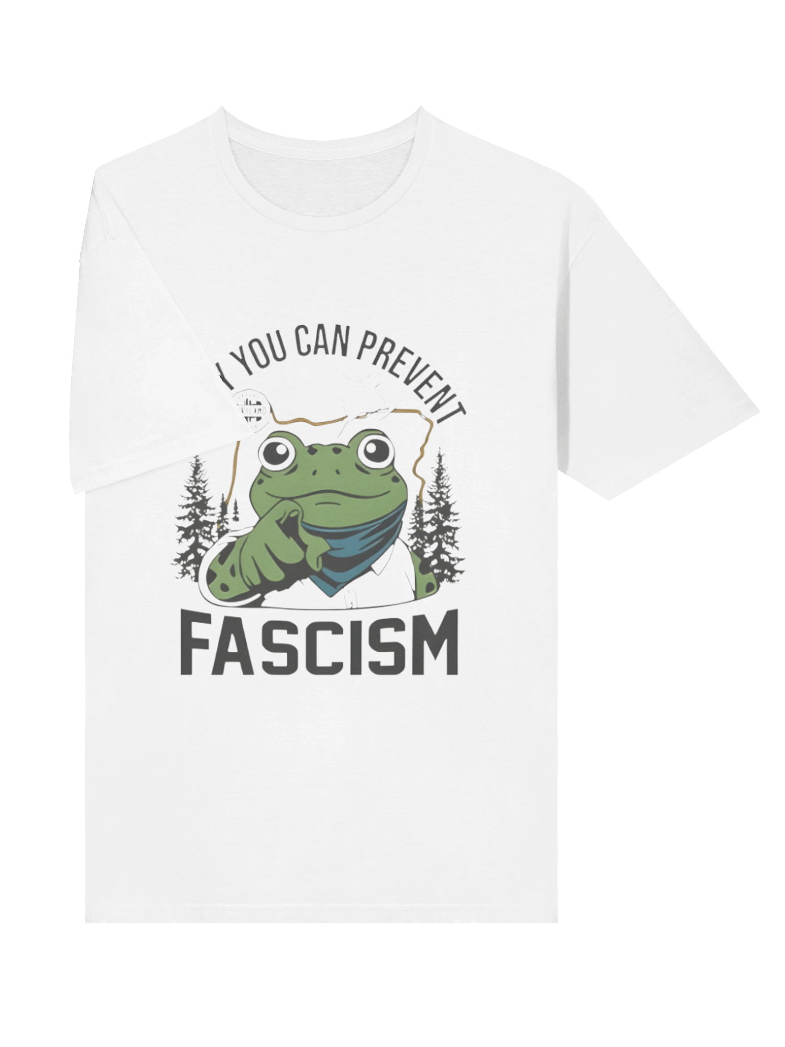 Only You Can Prevent Fascism Portland Frog T-Shirt product image (3)