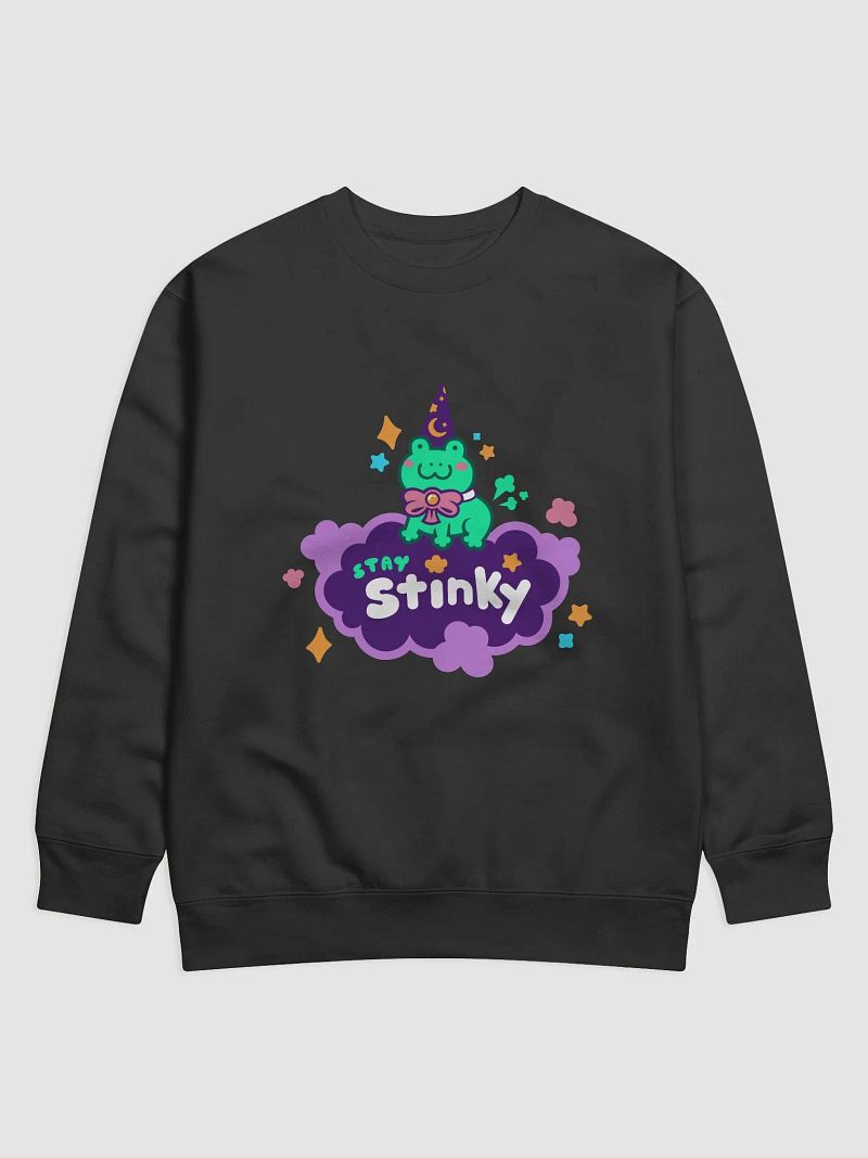 Stay Stinky Wizard Frog Crewneck Sweater