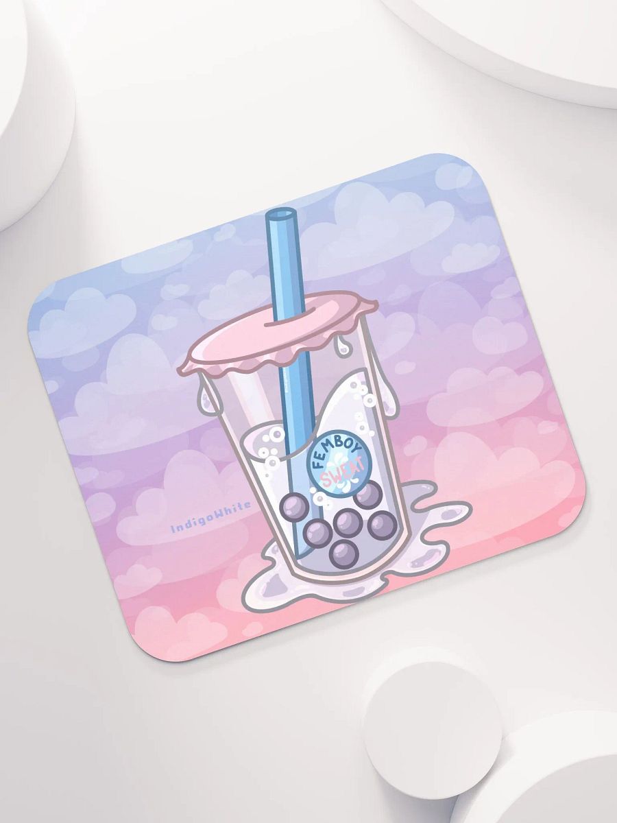 Femboy Sweat Boba Mousepad product image (7)
