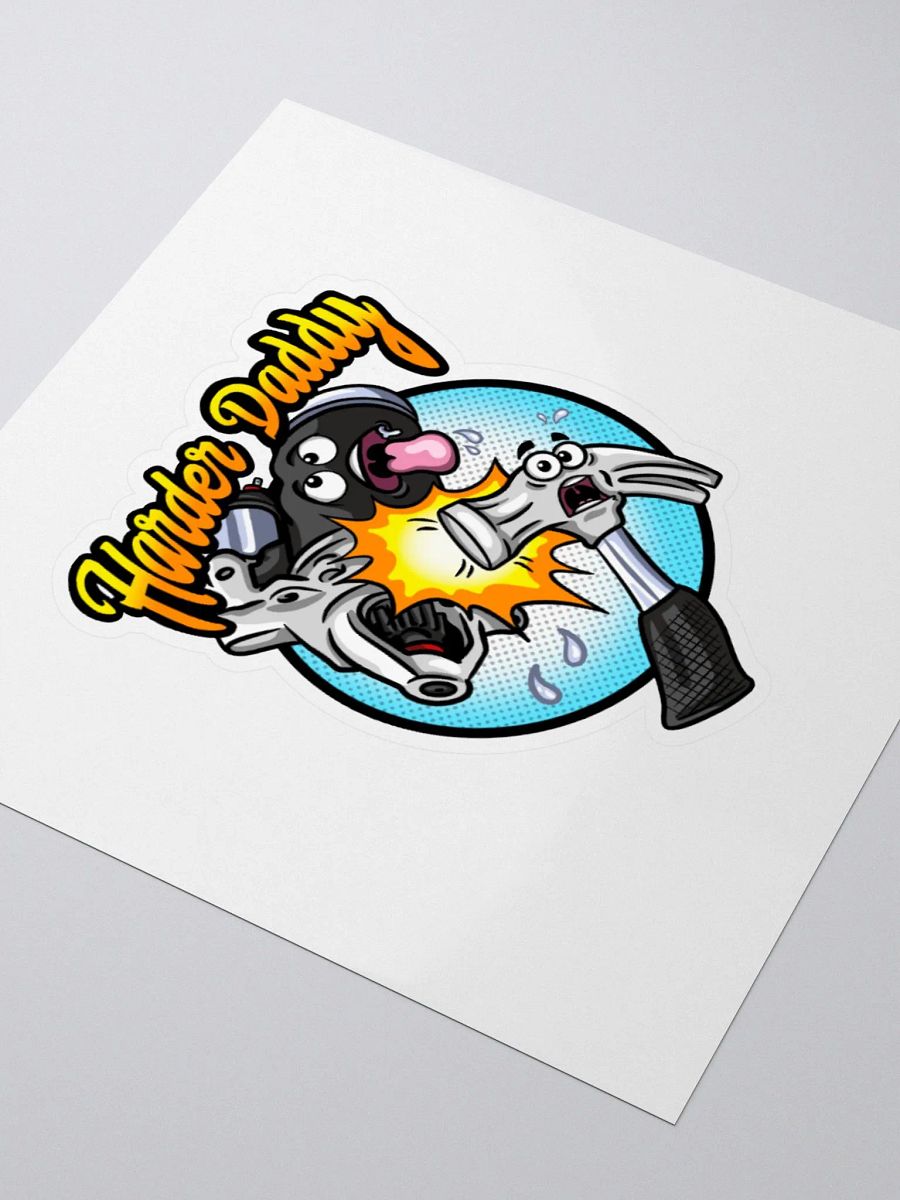 Harder Daddy Hammer and Starter Kiss Cut Stickers product image (7)