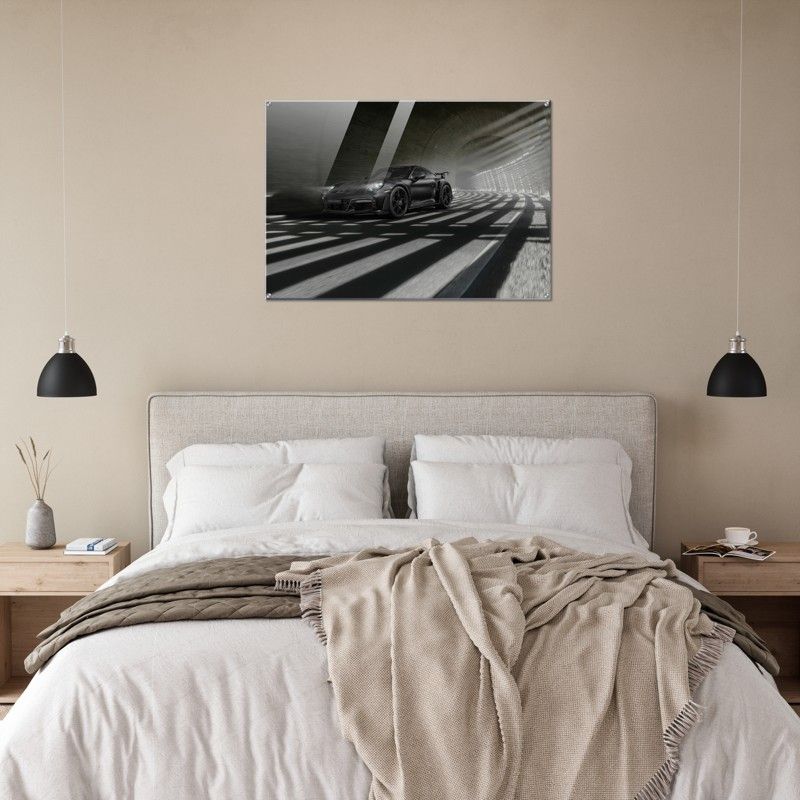 BLACK CAR GLOSSY ACRYLIC PRINT product image (5)