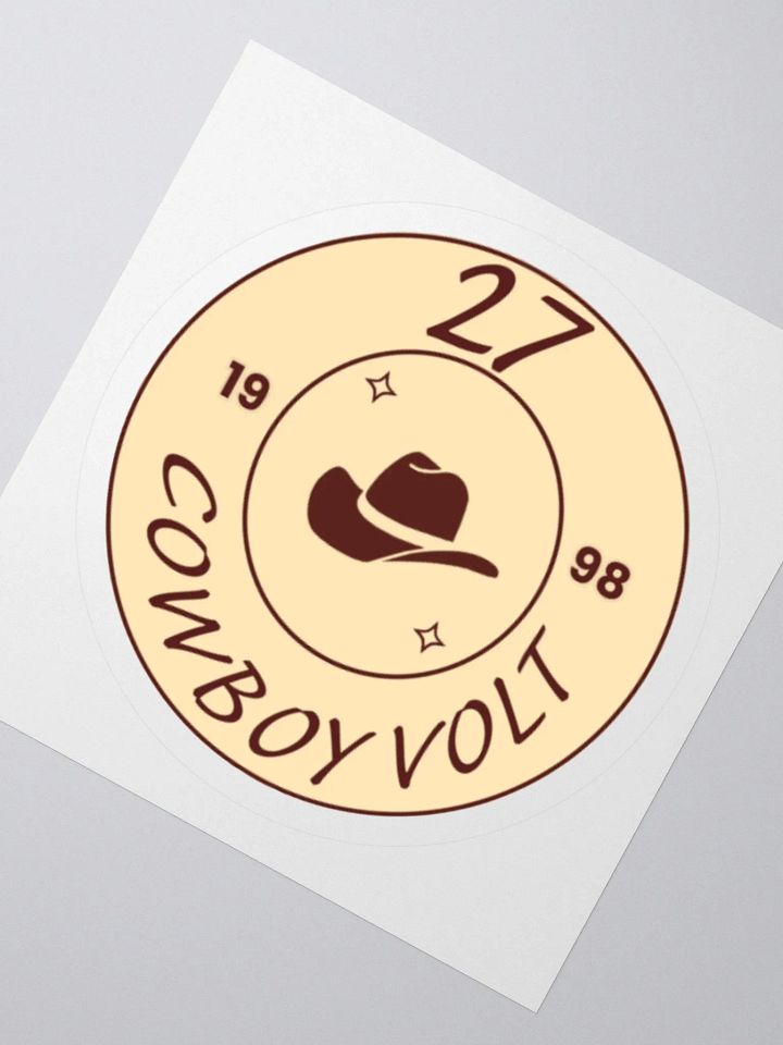 '27' Celebration Emblem Kiss Cut Stickers product image (4)