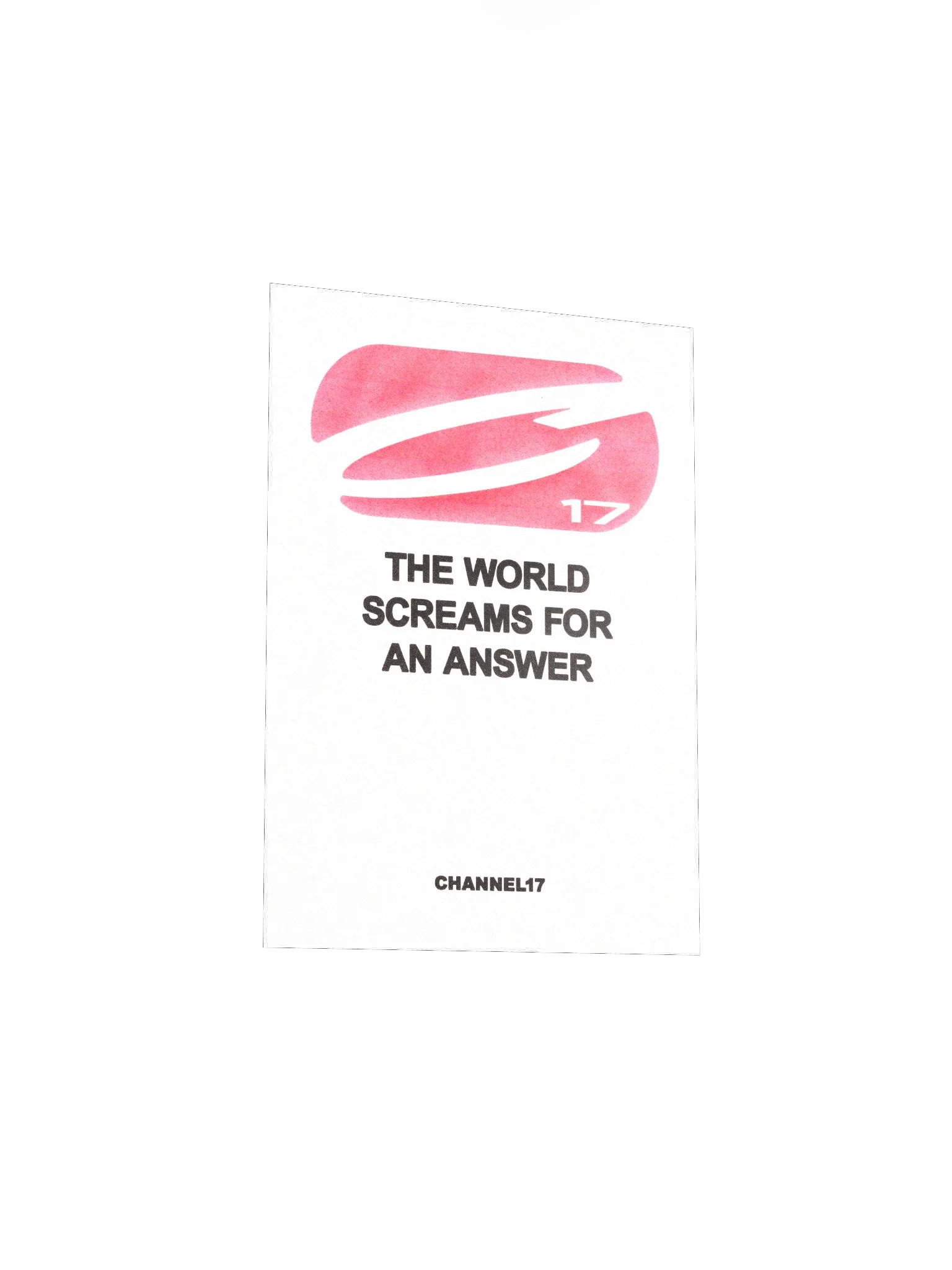 CHANNEL17 'Answer' Poster product image (3)