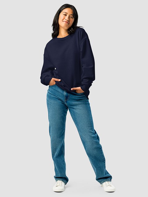 Photo showing Classic Unisex Crew Neck Sweatshirt