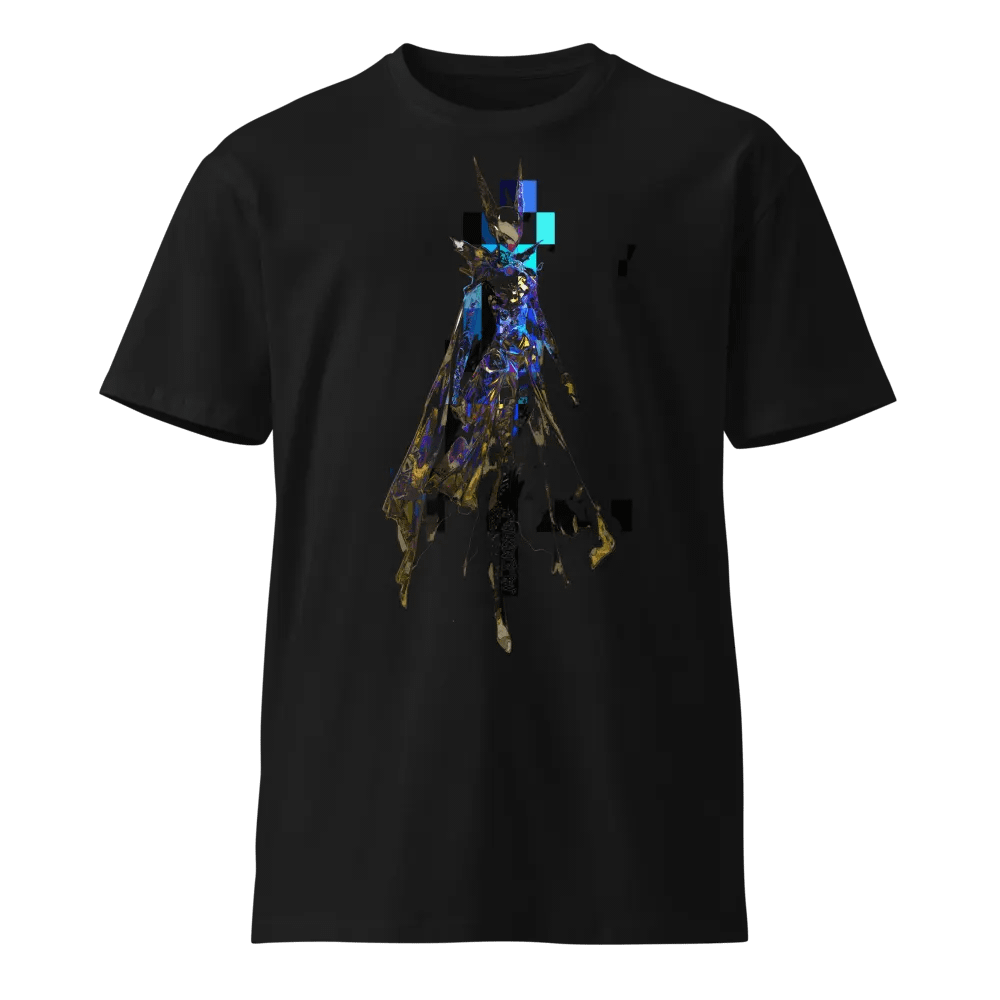 Glitch Shattered Queen of Oblivion Unisex Premium T-Shirt product image (1)