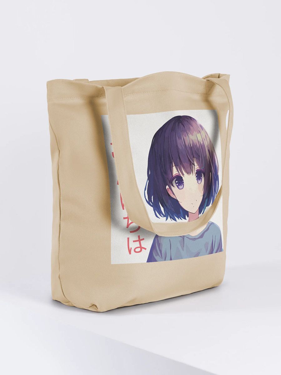 Kawaii Anime Girl Printed Tote Bag - Japanese Aesthetic Casual Shoulder Bag product image (4)