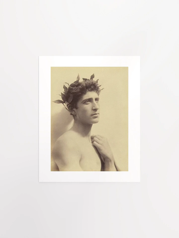 Youth Wearing A Laurel Wreath by Wilhelm von Gloeden (c. 1890) - Print product image (2)