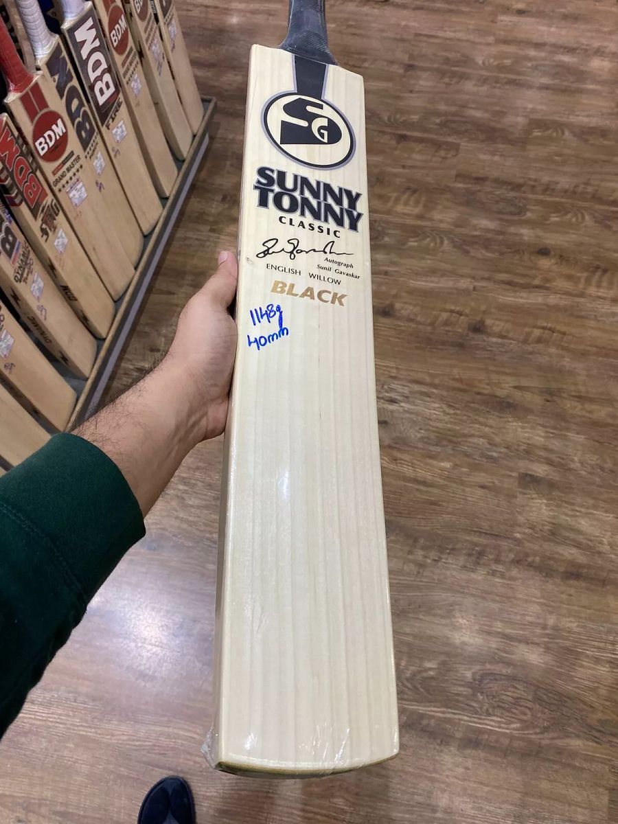 SG SUNNY TONNY Classic BLACK Cricket Bat 🏏 An Extremely Special Bat product image (1)