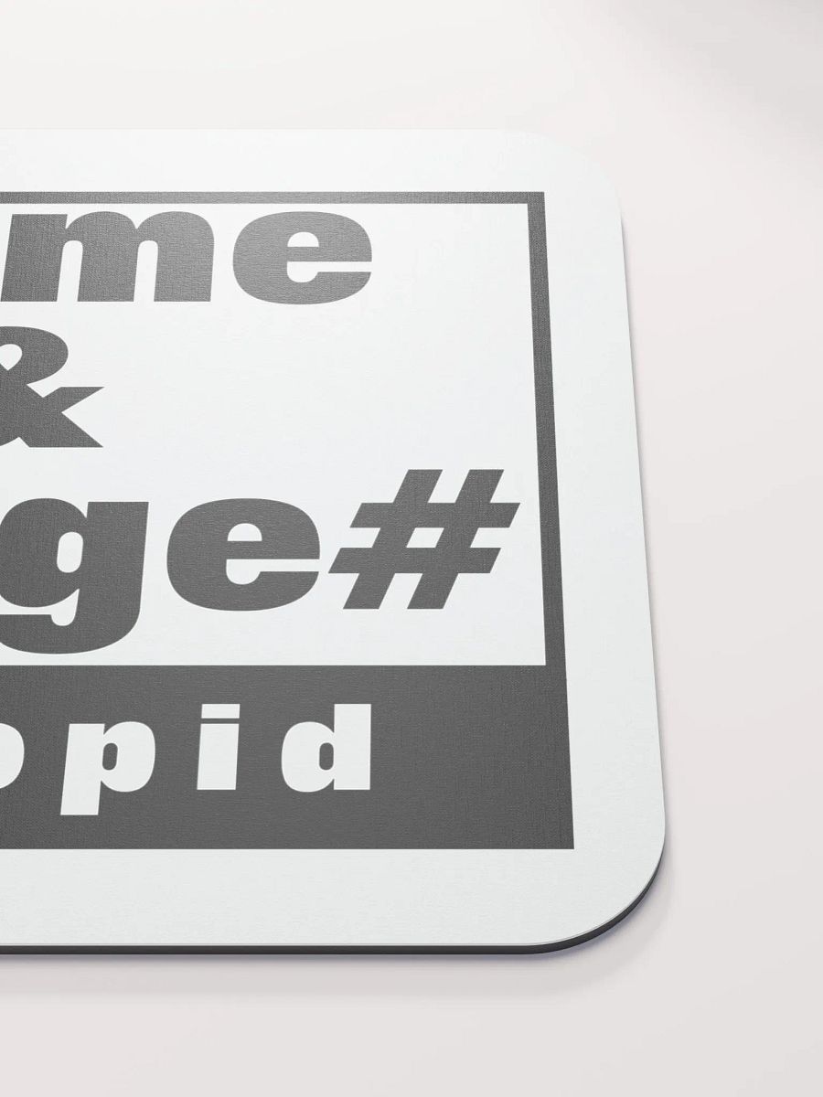 NAME AND BADGE# STOOPID product image (5)