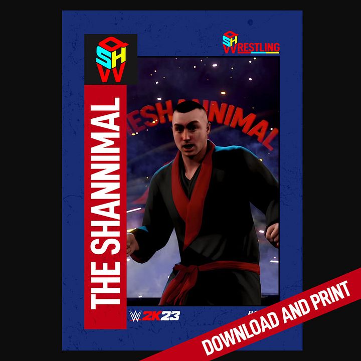 THE SHANNIMAL QSHW COMMEMORATIVE TRADING CARD - WWE2K23 product image (1)
