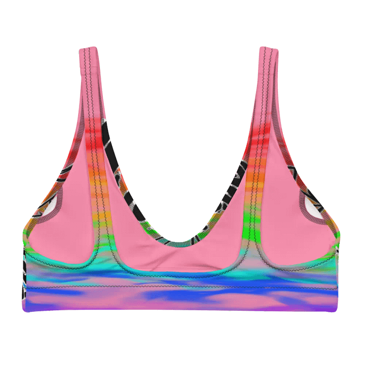 "Tagged Up" Pink - Padded Sports Bikini product image (2)