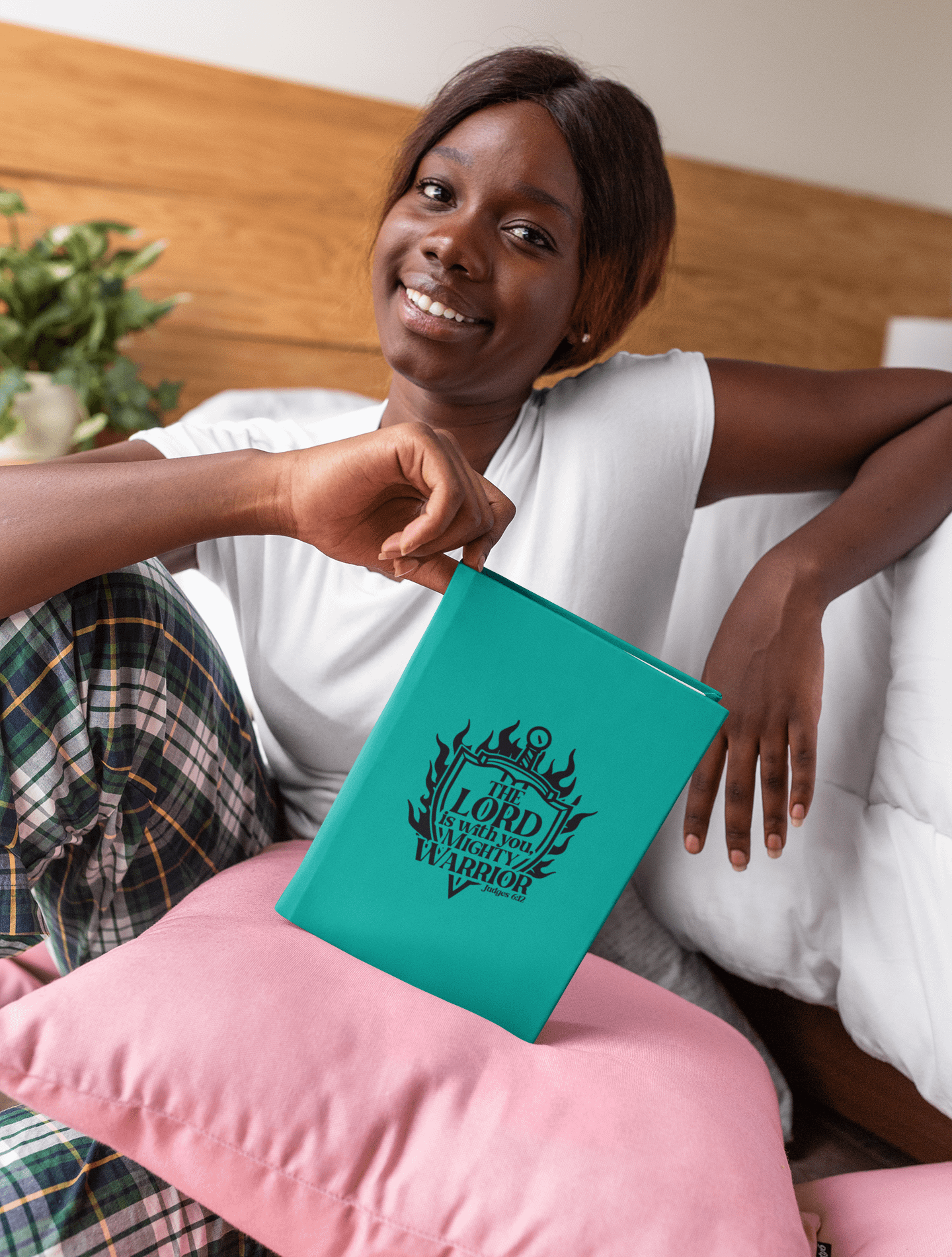 The Lord is With You Mighty Warrior Hardcover Journal product image (7)