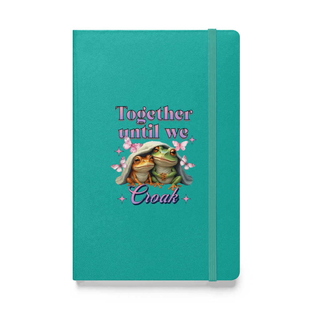 Together Until We Croak Frog Whimsical Hardcover Journal product image (1)