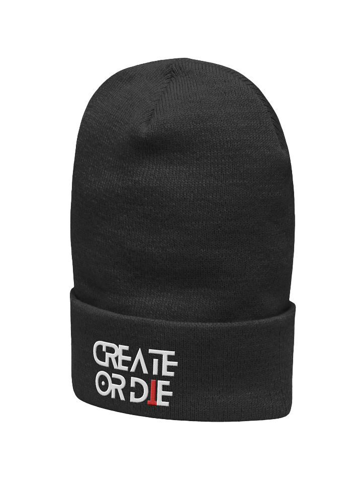 Create or Die Cuffed Beanie product image (2)