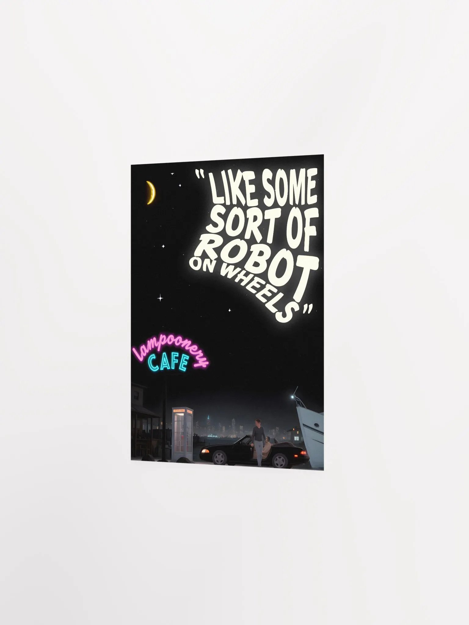 Miami Vice Robot on Wheels Poster! product image (7)