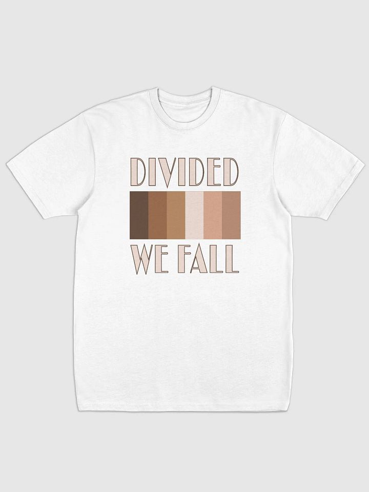 Divided We Fall - Skin Colour One - Cotton Heritage Men's Premium Heavyweight Tee product image (2)