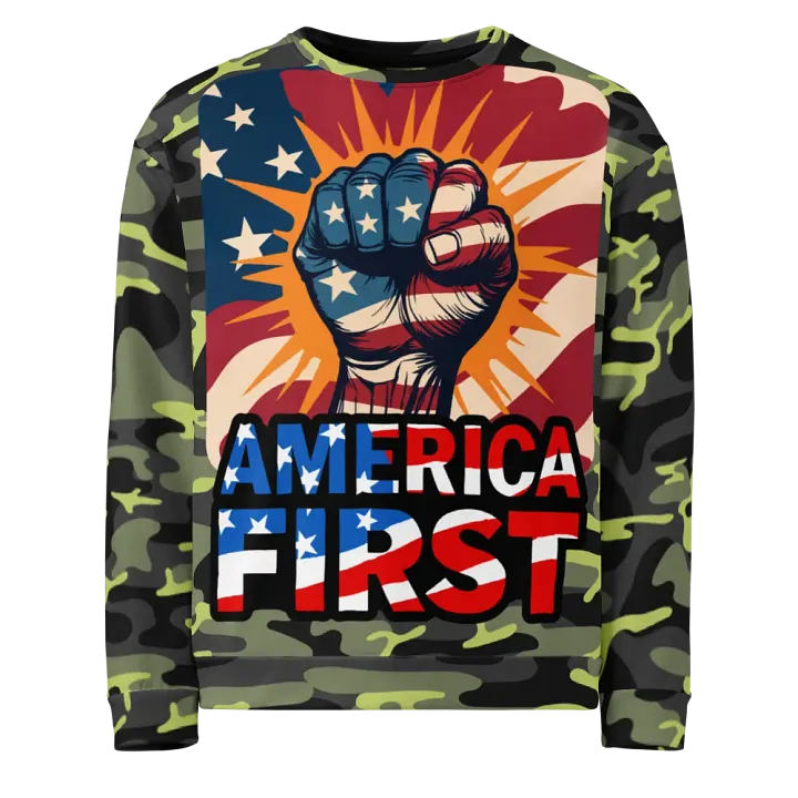 Sweatshirt: America First product image (1)
