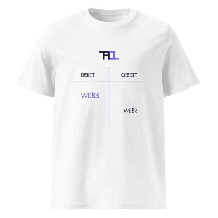 Debit Web3 | Credit Web2 Tee (Purple Edition) product image (1)