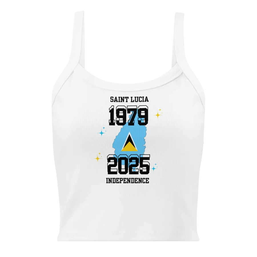 Saint Lucia Flag Geometric Women's Tank Top product image (11)