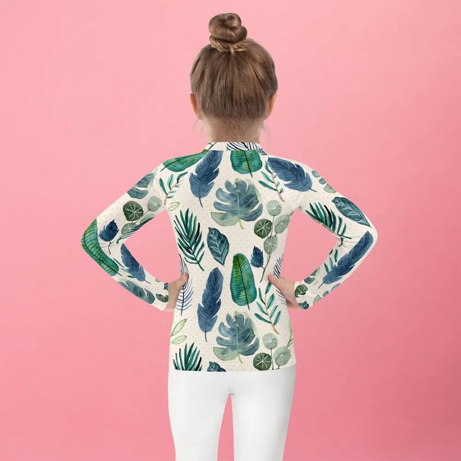 Botanical Bliss Kids Rash Guard product image (6)