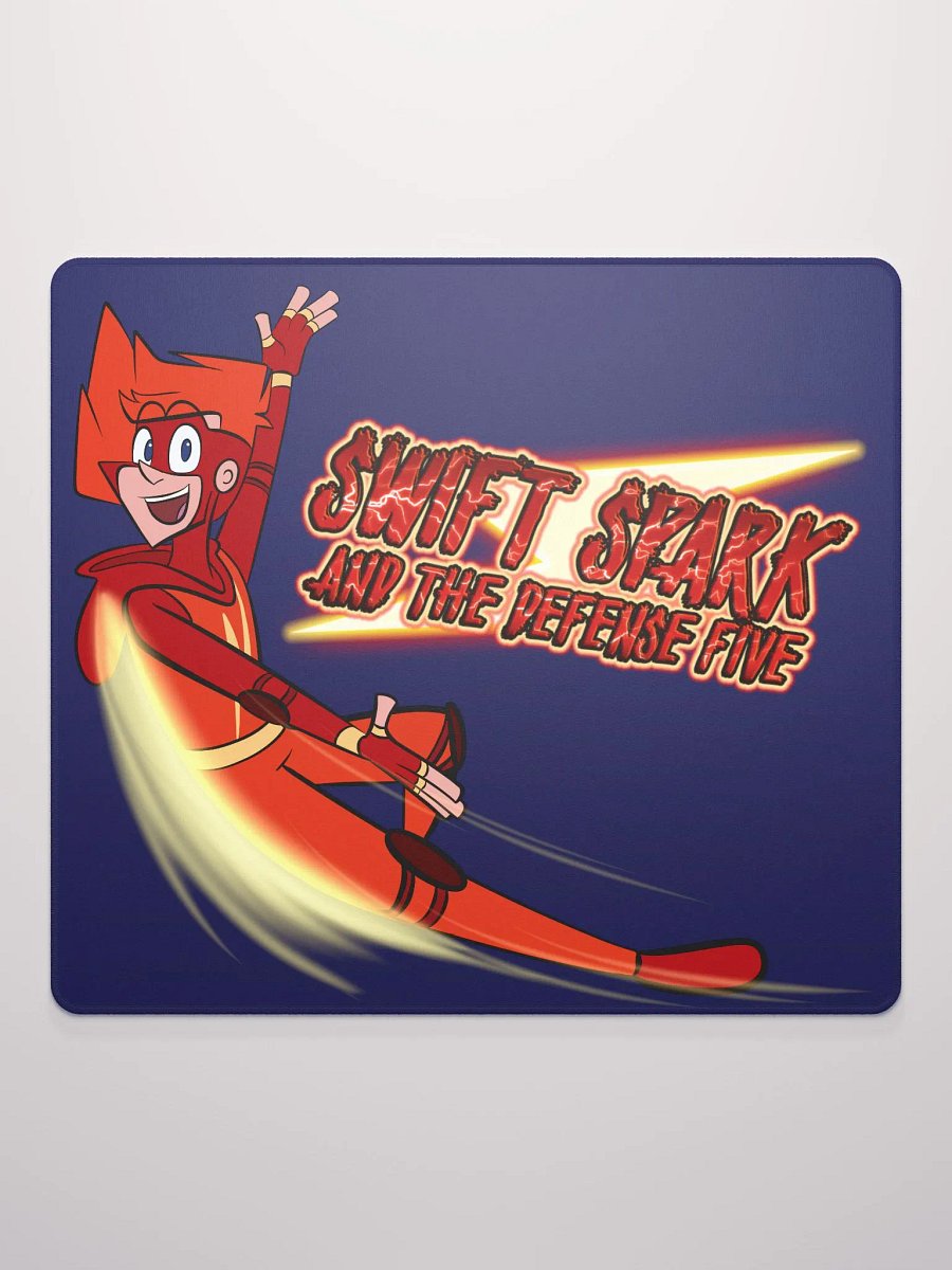 Swift Spark and the Defense Five: Swift Spark Flying Gaming Mouse Mat product image (3)