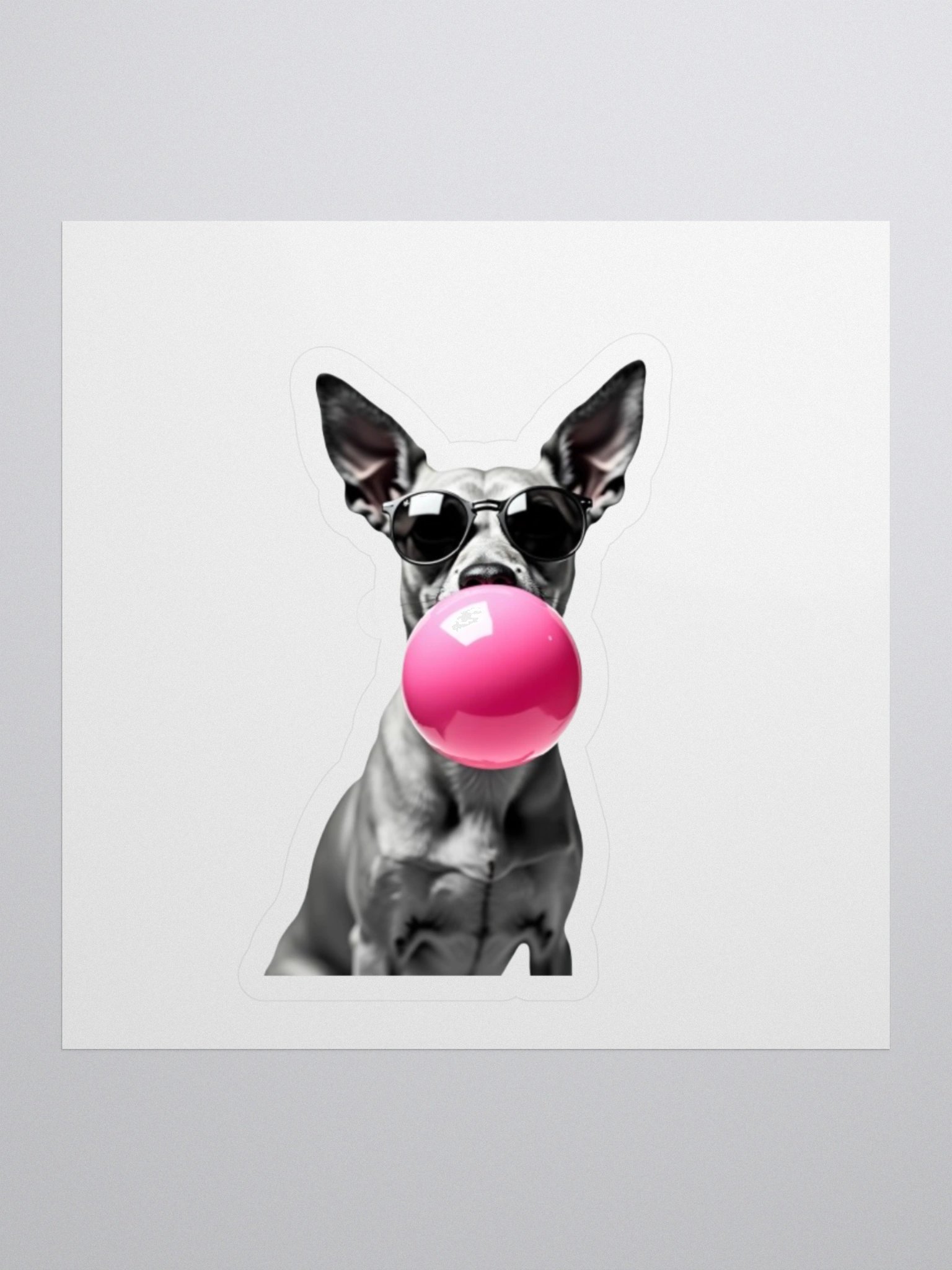 Bubblegum Potcake Sticker product image (1)
