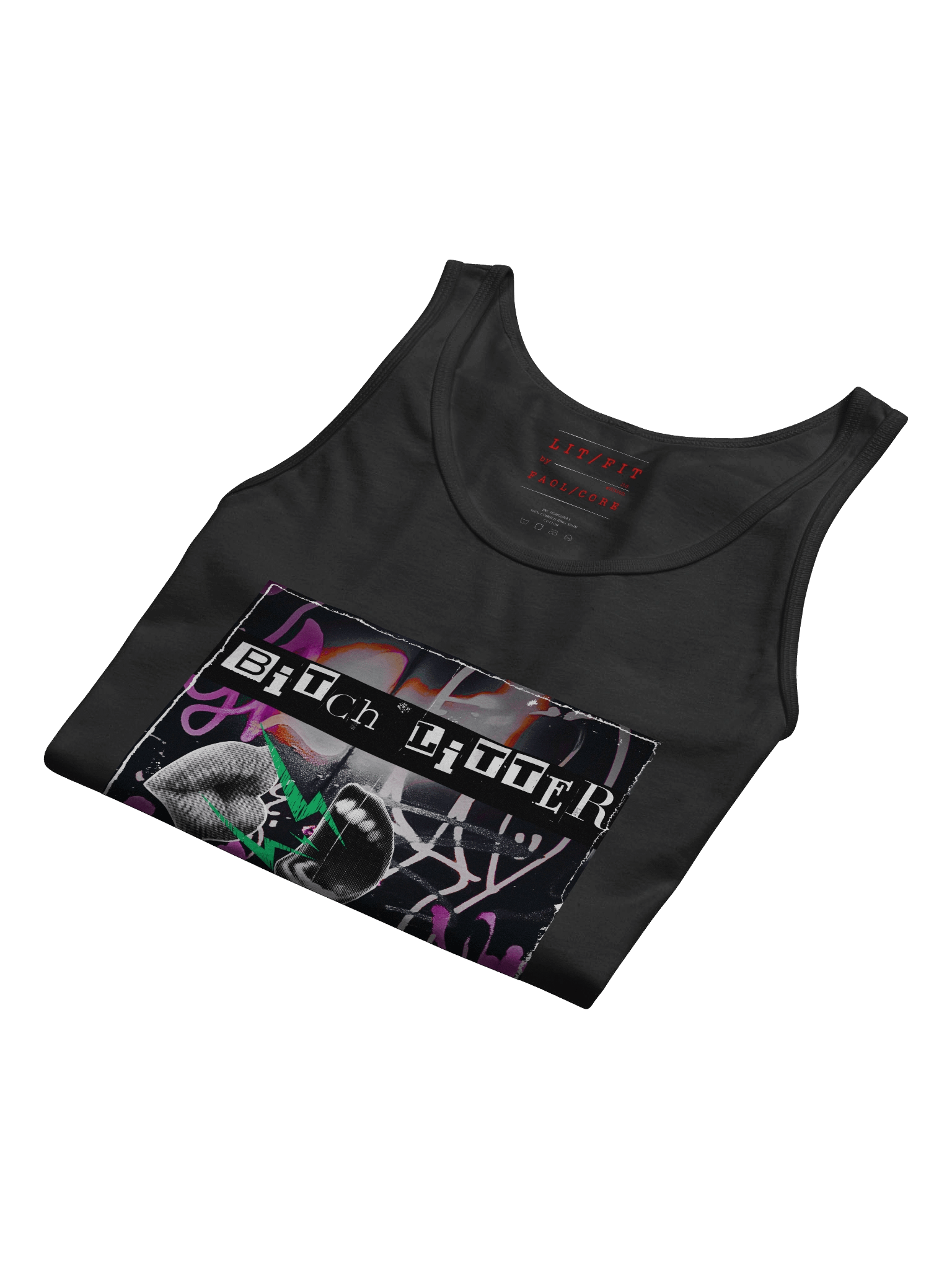 b*tchl*tter tank [pnk/grn] product image (8)