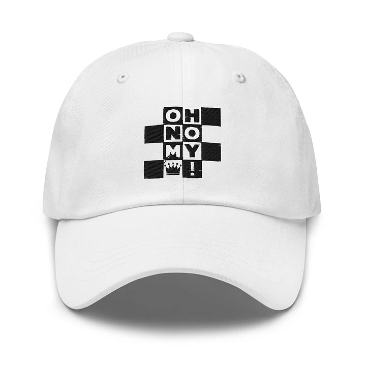 Oh No! My Queen! Chessboard Dad White Hat product image (1)