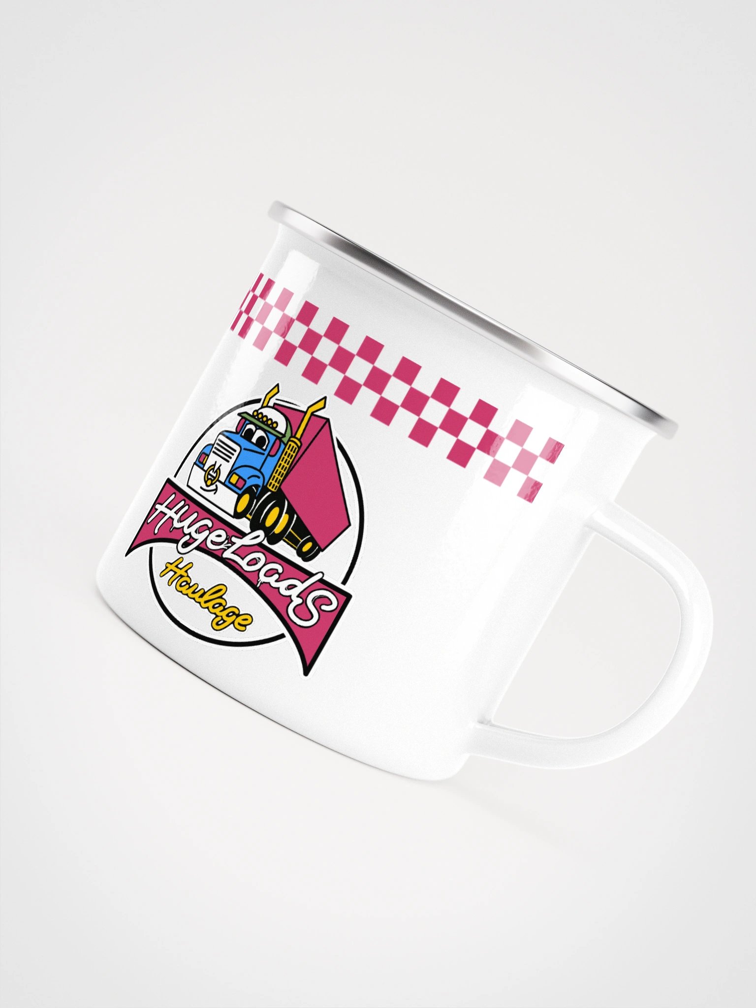 Huge Loads Haulage Enamel Mug product image (4)