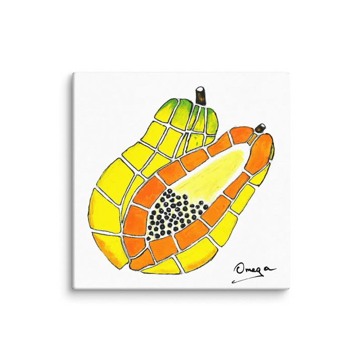 Papaya | Original Hand Painted | Canvas (in) | The Omega Collection product image (2)