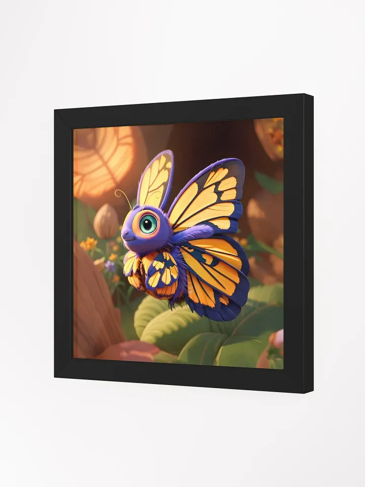 Endangered Species - Mexico - Monarch Butterfly Eco-Friendly Ayous Wood Framed Poster product image (2)